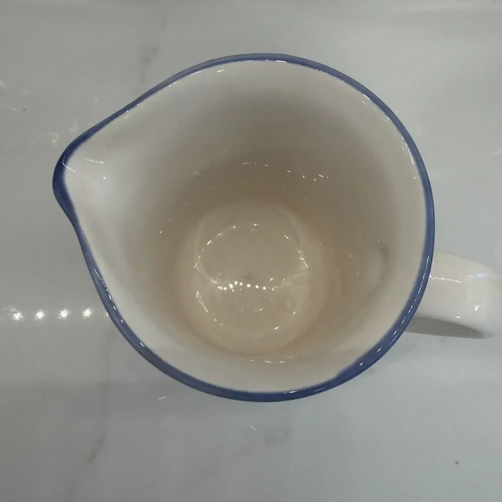 Vintage Pfaltzgraff Hopscotch Fruit 8oz Creamer Pitcher Stoneware Retired USA